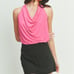 Sleeveless Drape Neck Halter Top