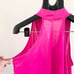 Sleeveless Drape Neck Halter Top