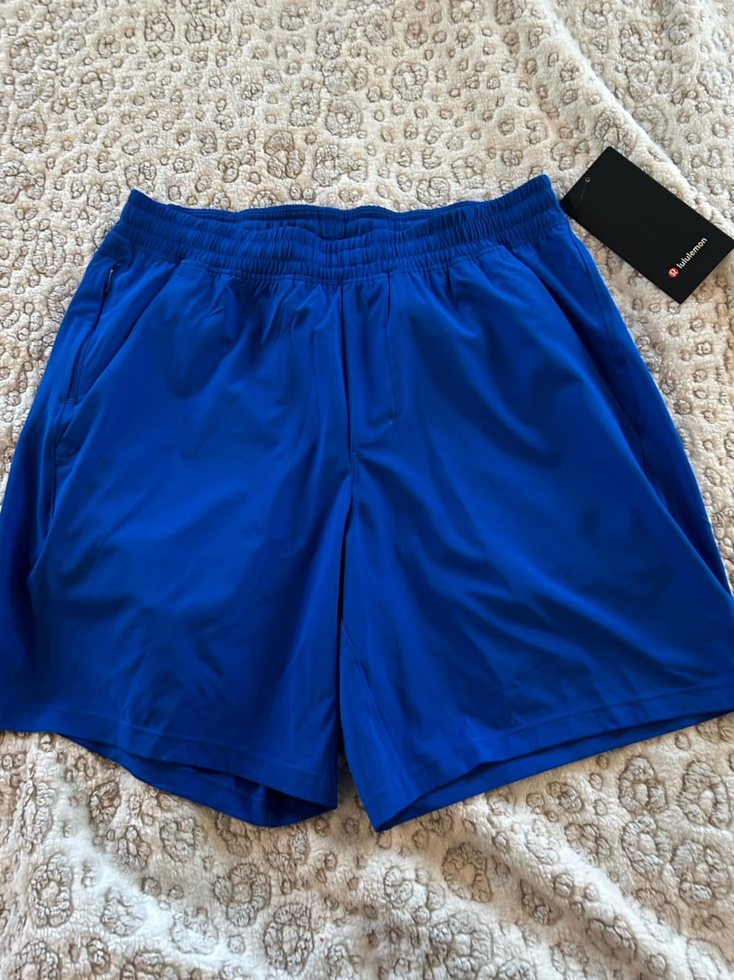 NWT Lululemon athletica Blue  Men’s Athletic Shorts Size Medium