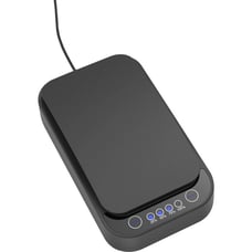Bracketron - PwrUp Clean Wireless Phone Charger and Sanitizer for Mobile Phones