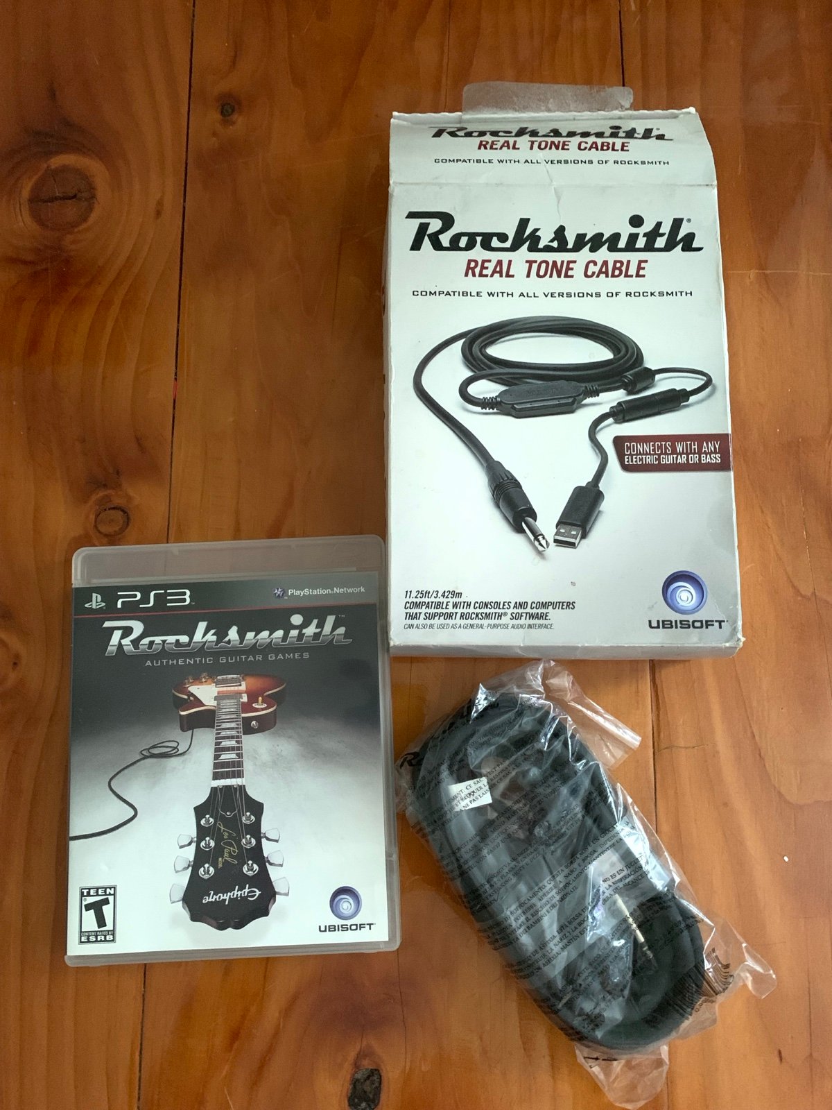 rocksmith 2014 Ps3 with real tone cable - New Cable