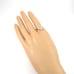 Solid 14K Yellow Gold 3.0 TCW Past Present Future CZ Engagement Ring Size 9.25