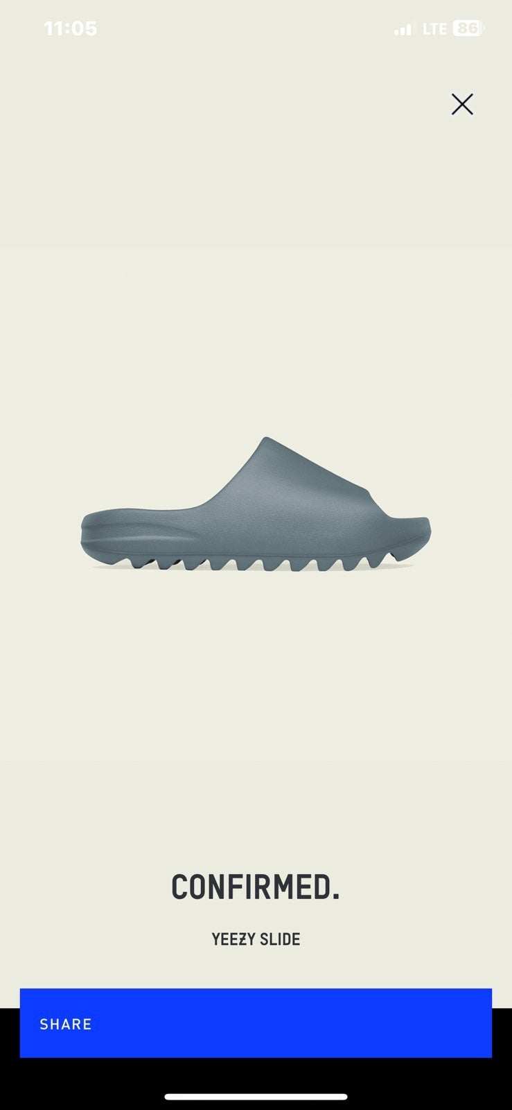 Yeezy Slide Slate Marine (read description)