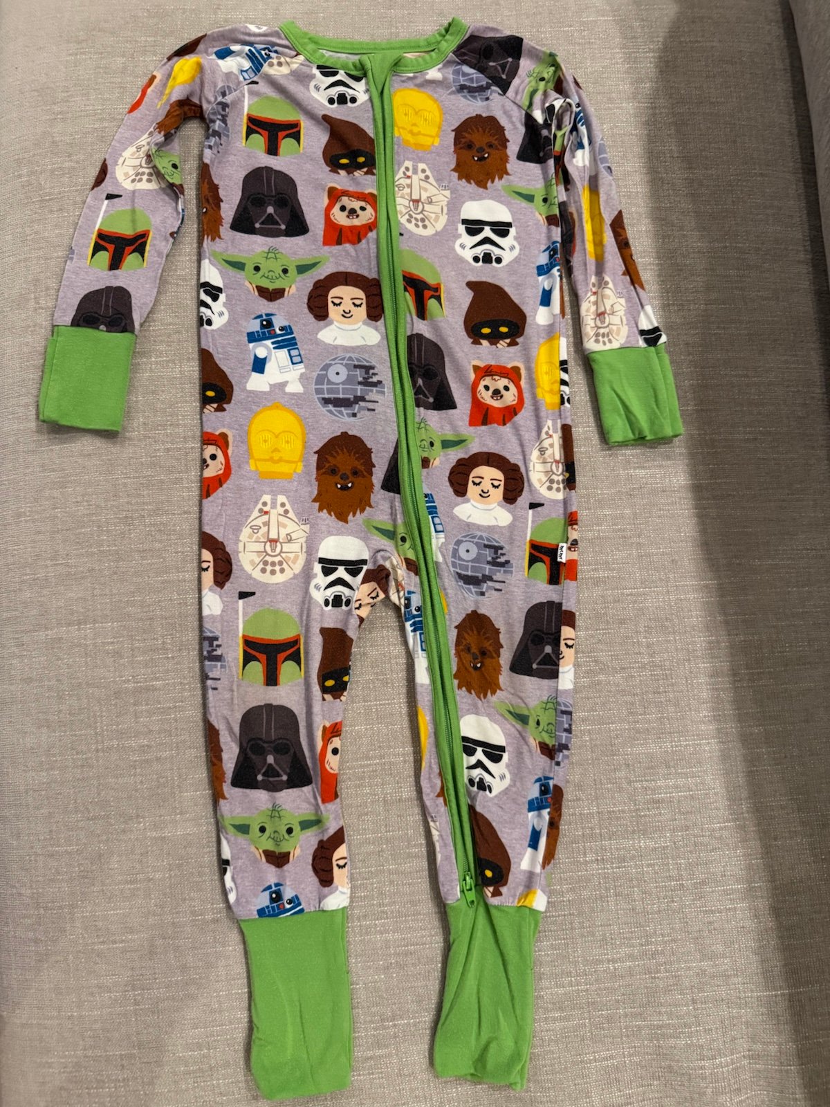 Little Sleepies Star Wars Legends of the Galaxy Zippy 12-18 months.