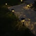 Solar Lights Outdoor Waterproof, 6 Pack LED Solar Garden Lights