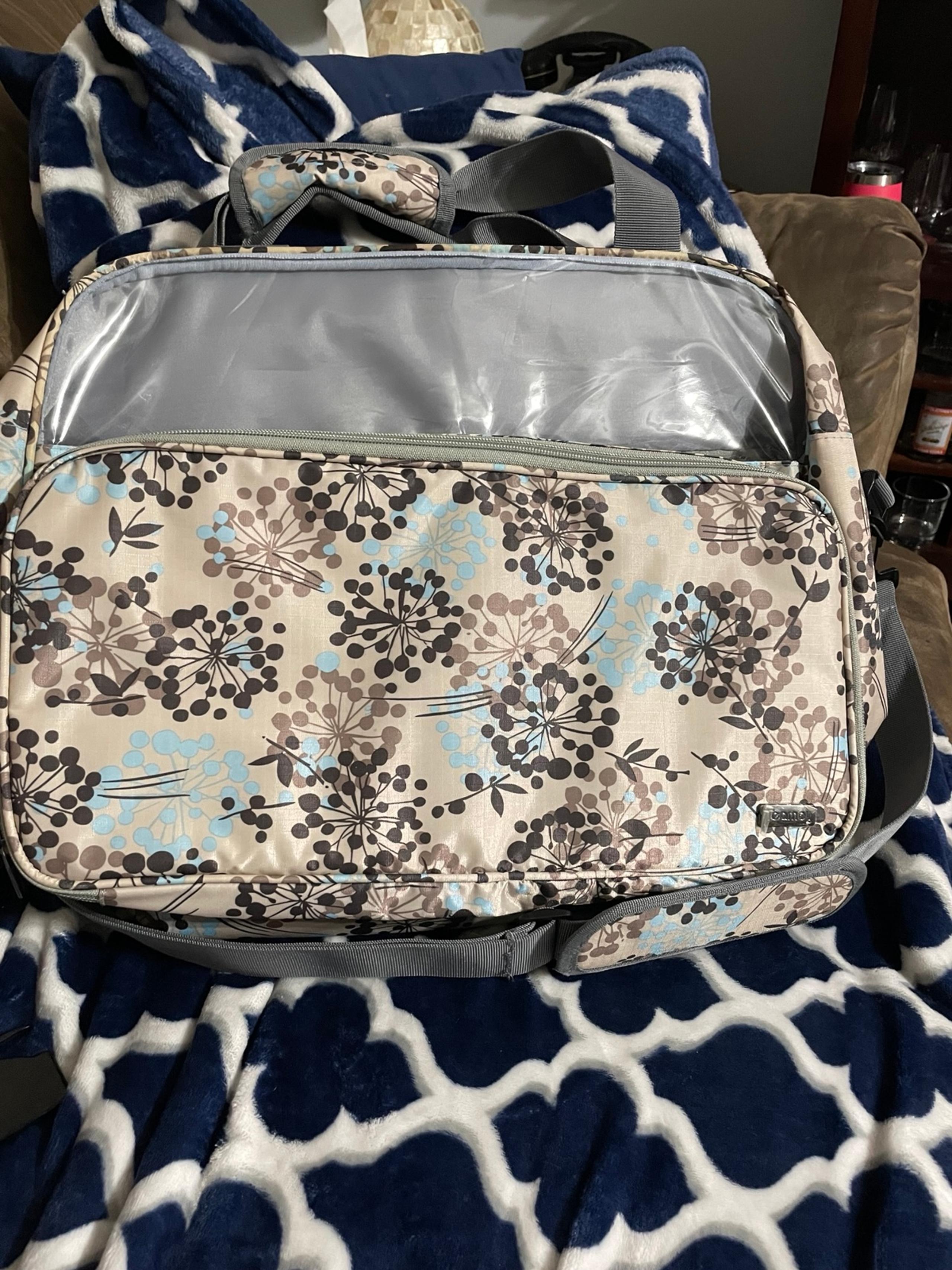 Knitting tote bag