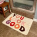 You Look Good Bath Mat Cute Beige Bathroom Rugs Funny Colorful Rug, 16x24 inch