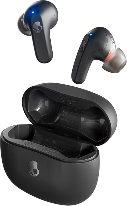 Skullcandy Rail In-Ear Wireless Earbuds, 42 Hr Battery, Skull-iQ, Alexa Enabled,