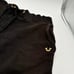 True religion faded distressed black shorts sz large