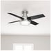 Dempsey 44 4 Blade LED Indoor Ceiling Fan with Remote Control Included