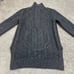 Veronica Beard Gray Wool Blend Cable Knit Turtleneck Sweater Size M Runs Small
