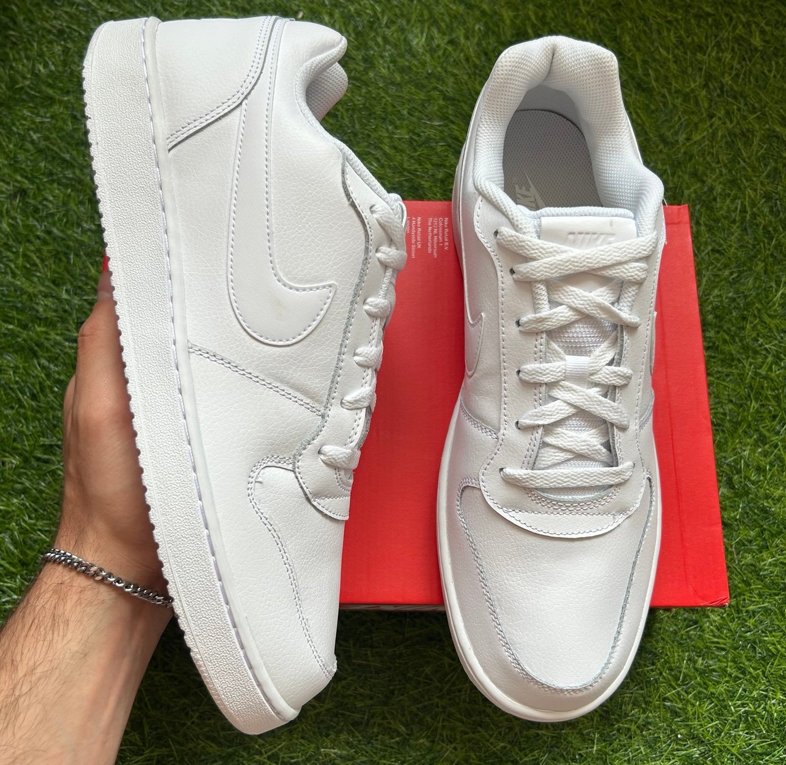 NEW Nike Ebernon Low White Men’s Size 13
