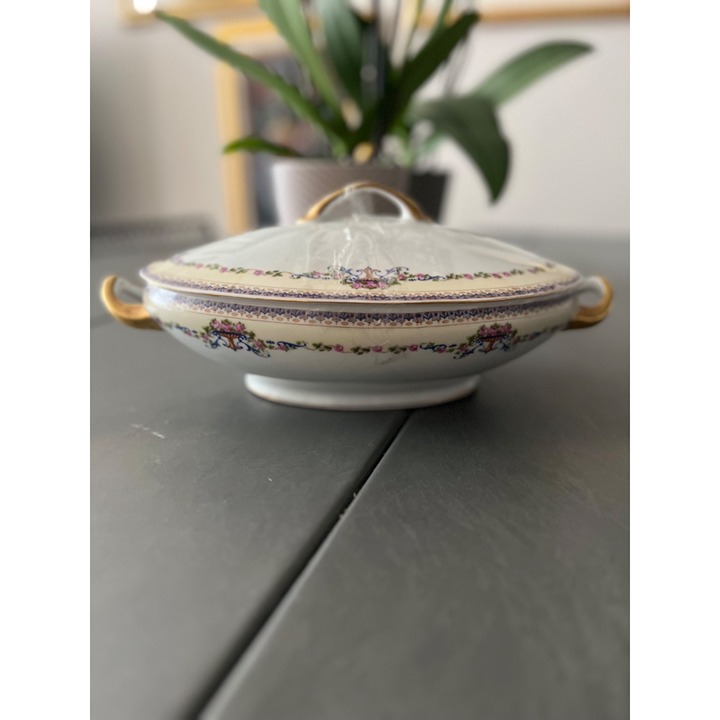 Vintage Victoria China Czechoslovakia Dorset Collection Vegetable Serving Bowl w