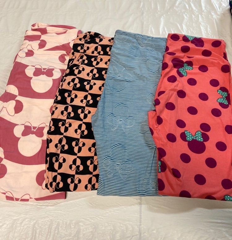 LuLaRoe OS Disney Leggings Bundle, BNWOT