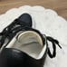 Saint G Joanna Crystal Embellished Leather Sneaker in Black | Women's US 9