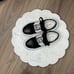 Saint G Joanna Crystal Embellished Leather Sneaker in Black | Women's US 9