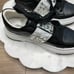 Saint G Joanna Crystal Embellished Leather Sneaker in Black | Women's US 9