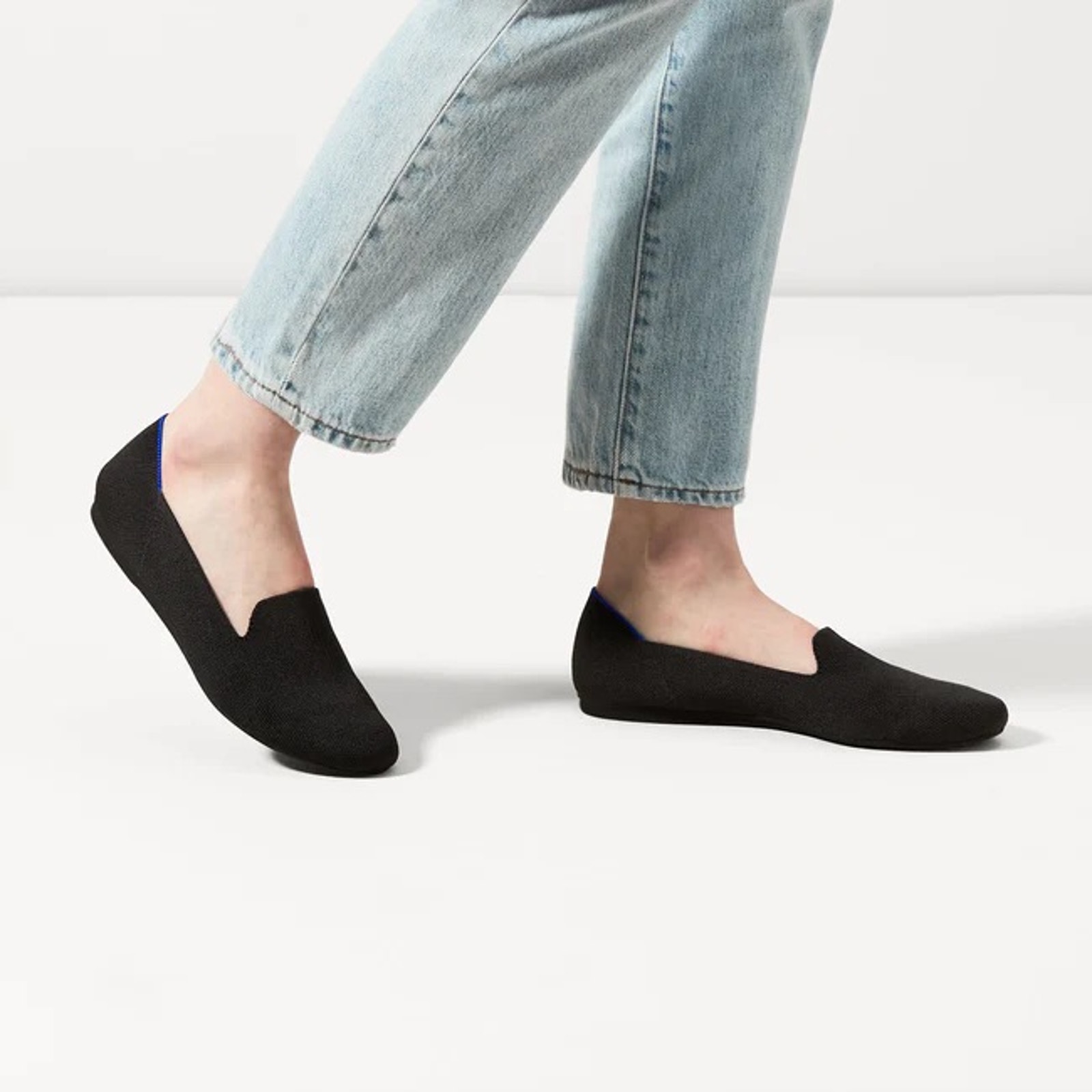 Rothy’s The Loafer in Black Solid Women’s Size 8.5