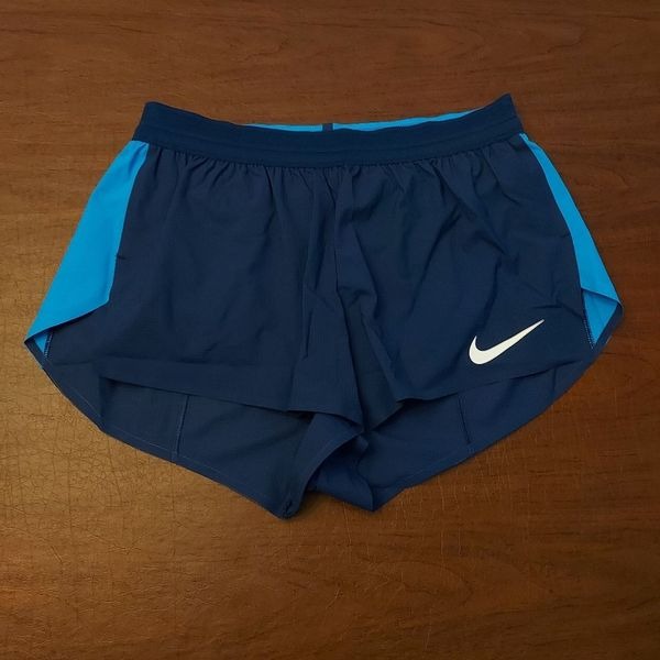 Nike Pro Elite 2” Brief Lined Running Shorts Made USA AO8485-492 Women's Size L