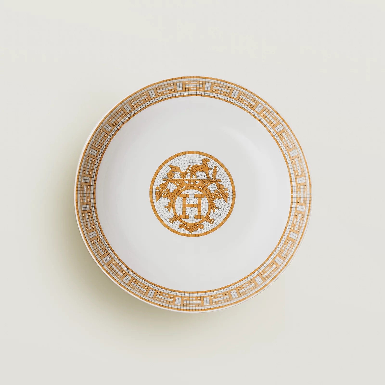 NEW HERMES MOSAIQUE AU 24 CEREAL BOWL SET OF 2 STORE FRESH WITH ORIGINAL BOX