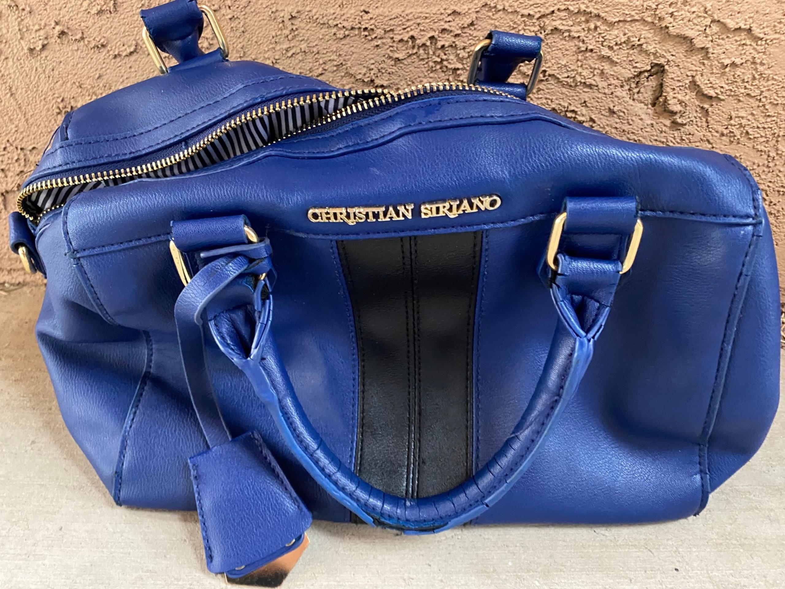 Christian Siriano Blue Purse
