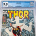 THOR #169 CGC 9.0 KEY WHITE pages! (Galactus Origin!) 1969 Marvel Comics