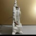 Vintage Lanshire Movement Mantle Porcelain Clock 1950’s Works!!