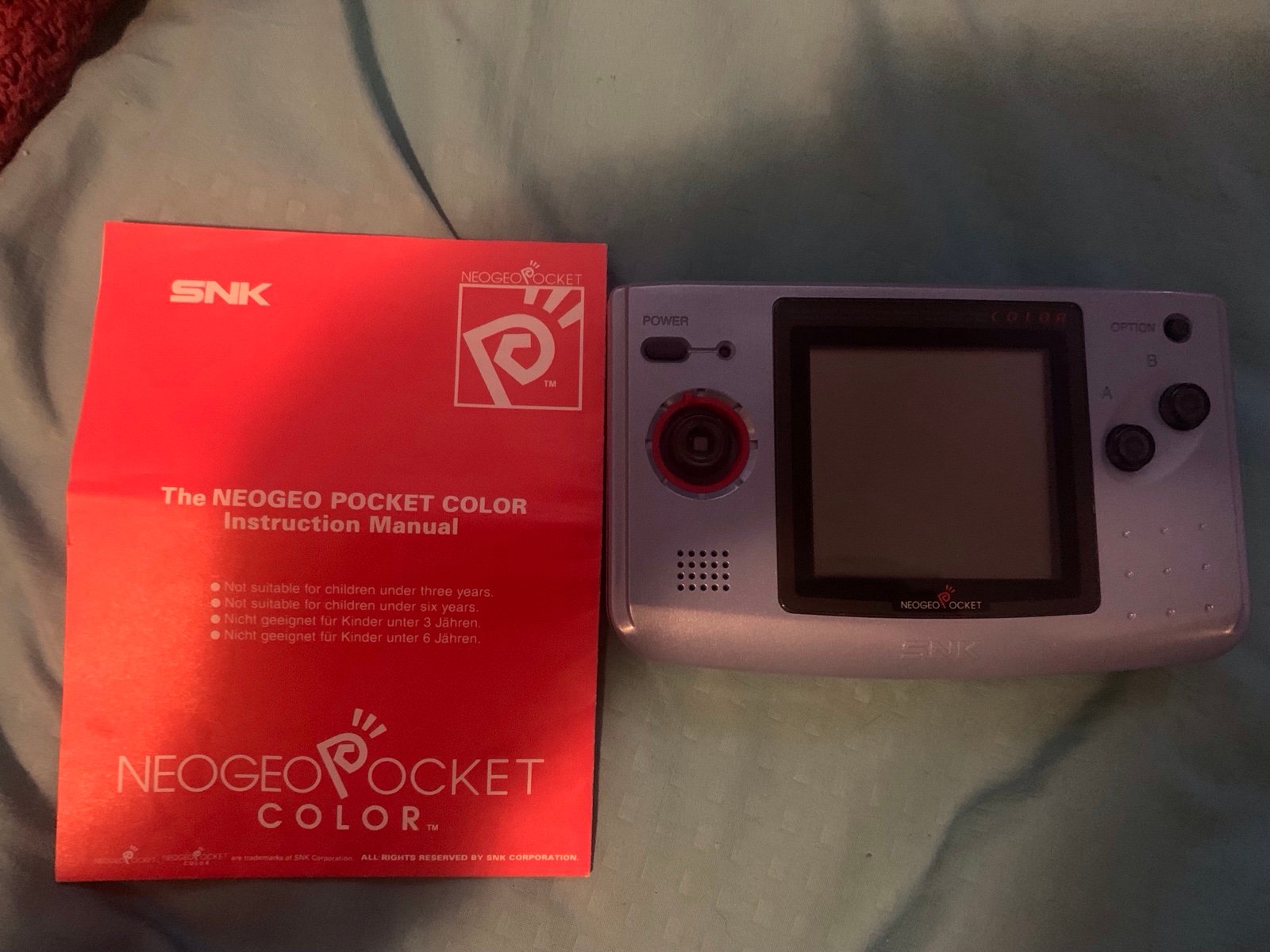 Neo Geo Color Pocket bundle.