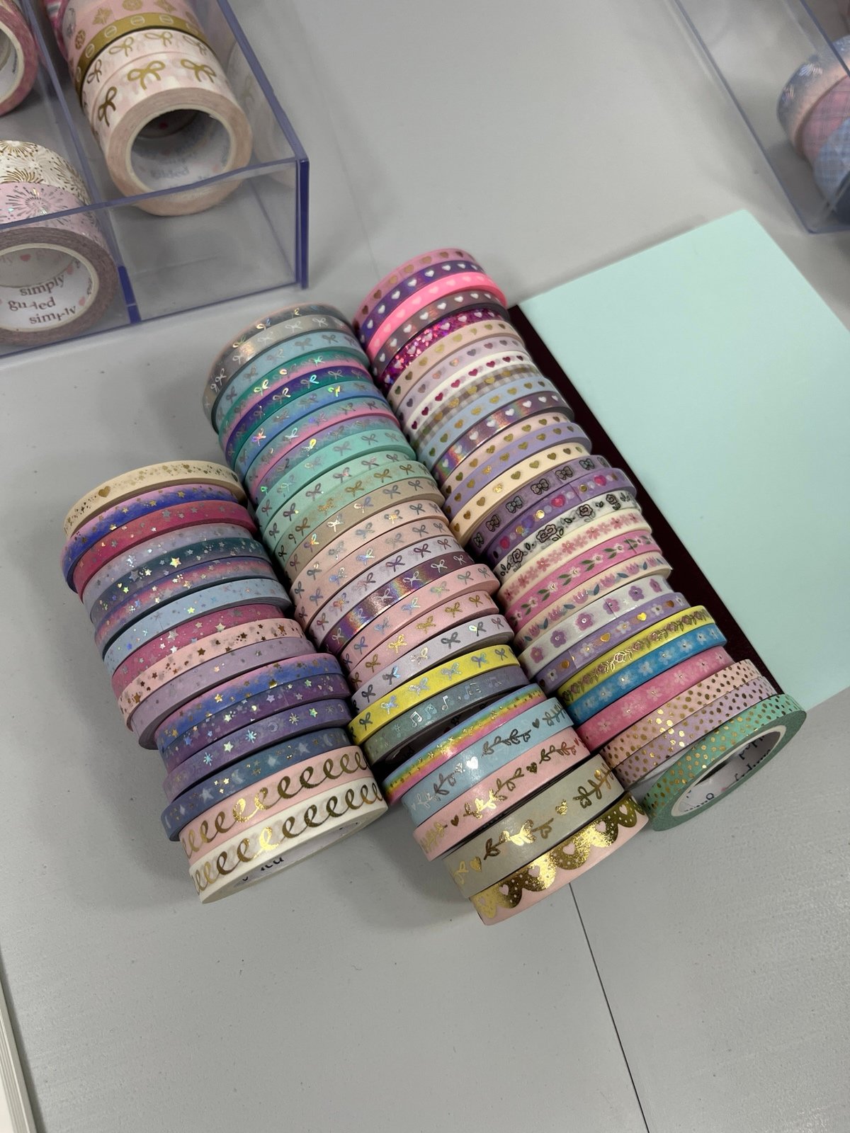 Simply Gilded Washi Tape Lot of 70