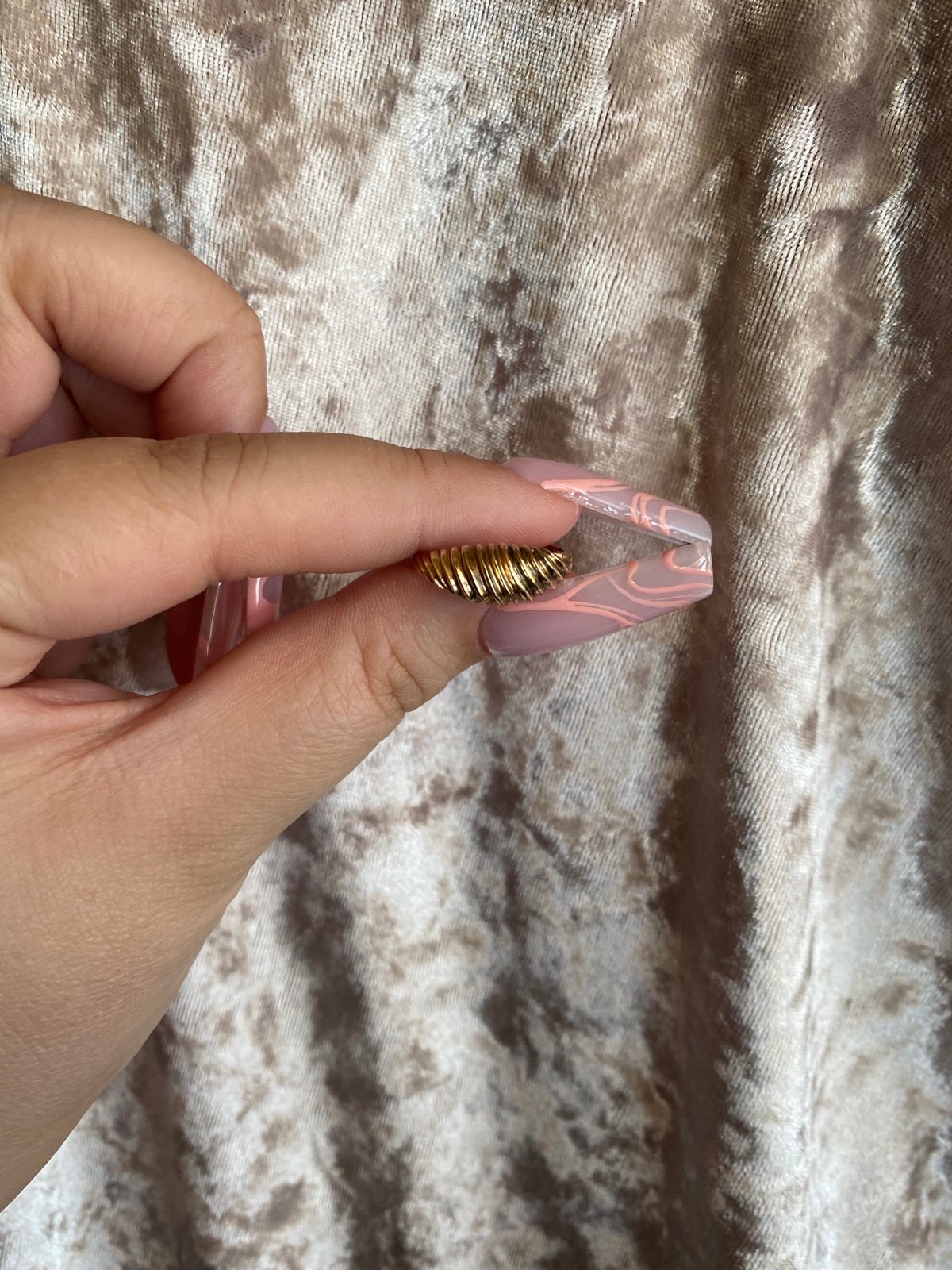 10K Gold Shrimp Ring