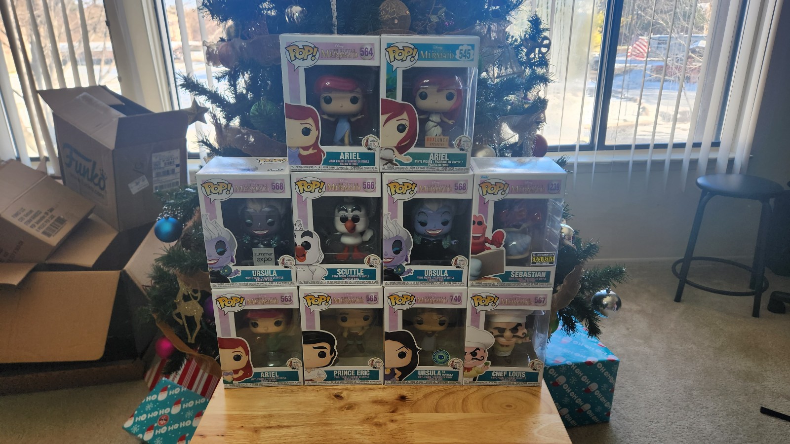 Little Mermaid Funko Pop Lot