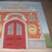 Pottery Barn Kids Fire House Hanging Oil Canvas Mural~Vintage~Fabulous