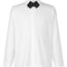 Bow Tie Press Shirt Homme Plissé Size 2