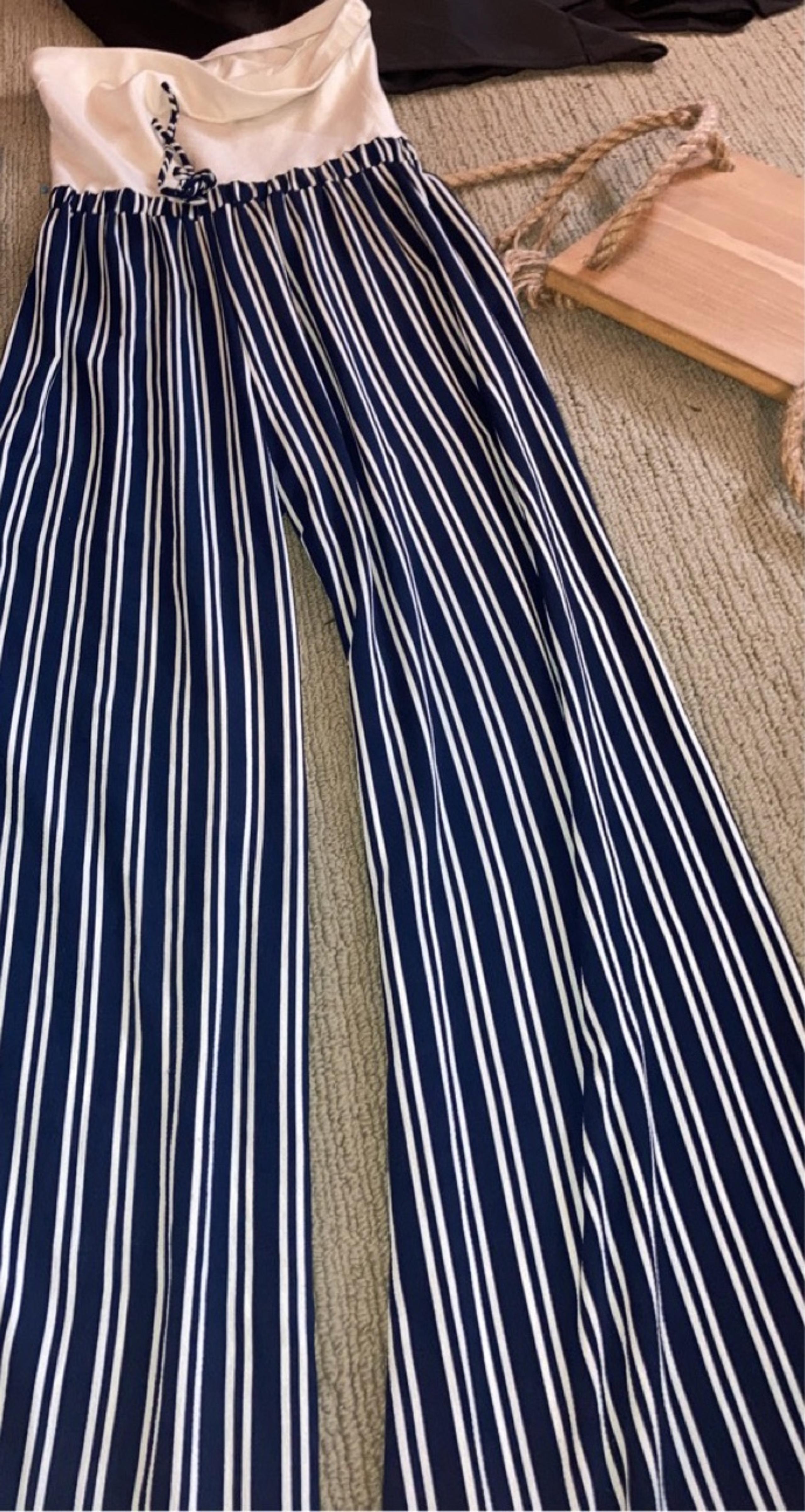 Stripped Jumpsuit