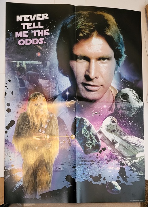 Star Wars Poster #48 Han Solo Never Tell Me the Odds Chewbacca
