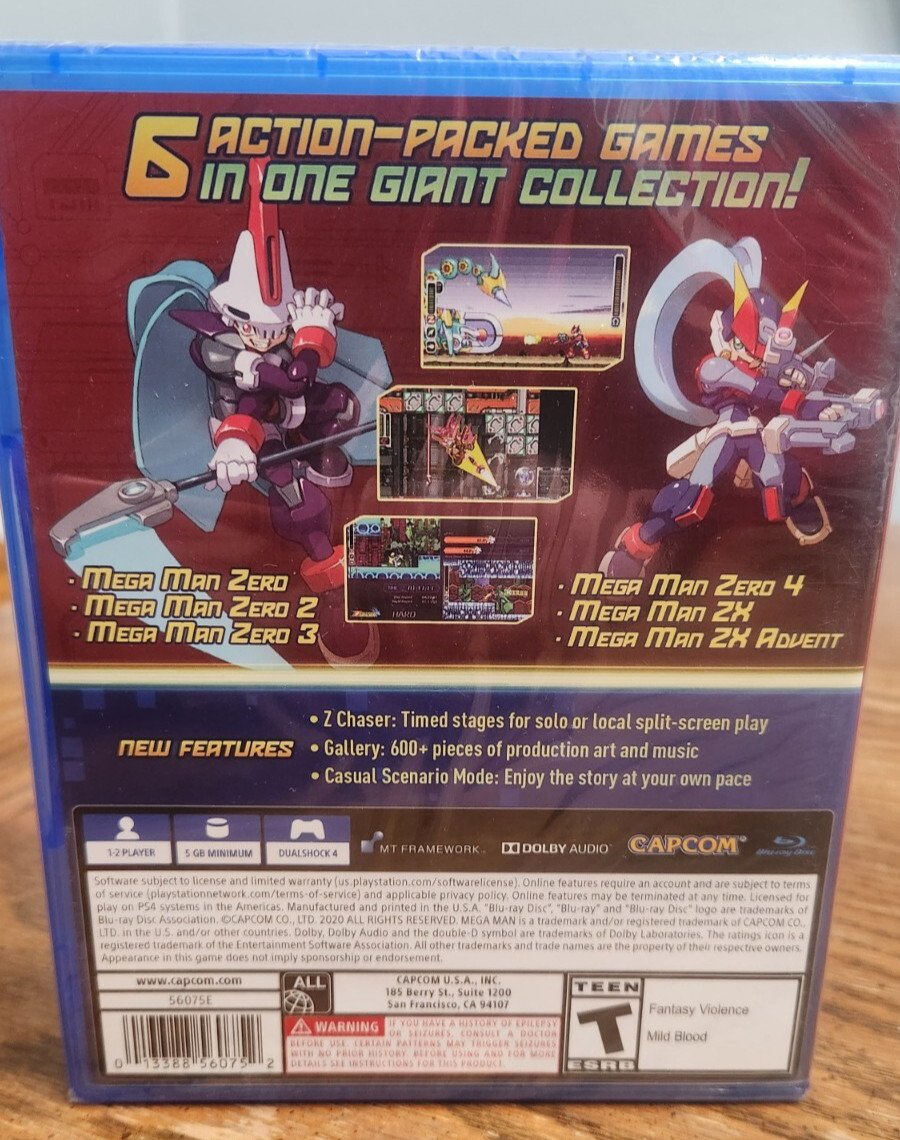 Mega Man Zero/ZX Legacy Collection - Sony PlayStation 4