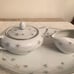 Kimberly Fine China Japan Star Dust Creamer Sugar Bowl & Lid with Serving Platte