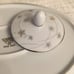 Kimberly Fine China Japan Star Dust Creamer Sugar Bowl & Lid with Serving Platte