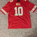 Kansas City Chiefs Tyreek Hill jersey Red Adult Large