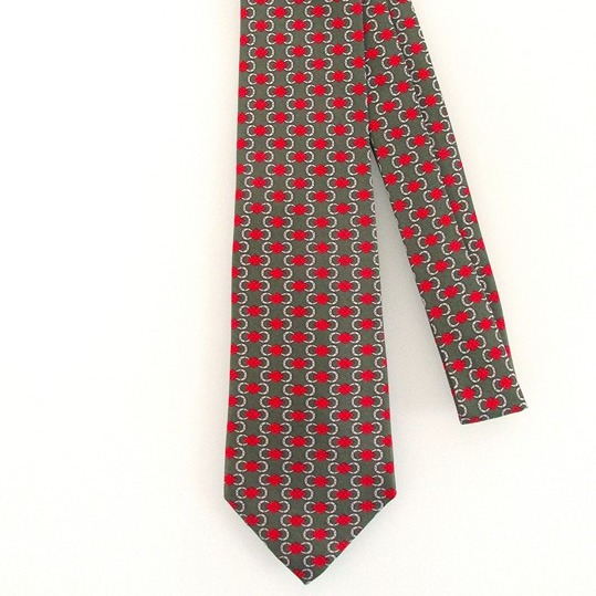 Hermes Vintage Men's Silk Tie