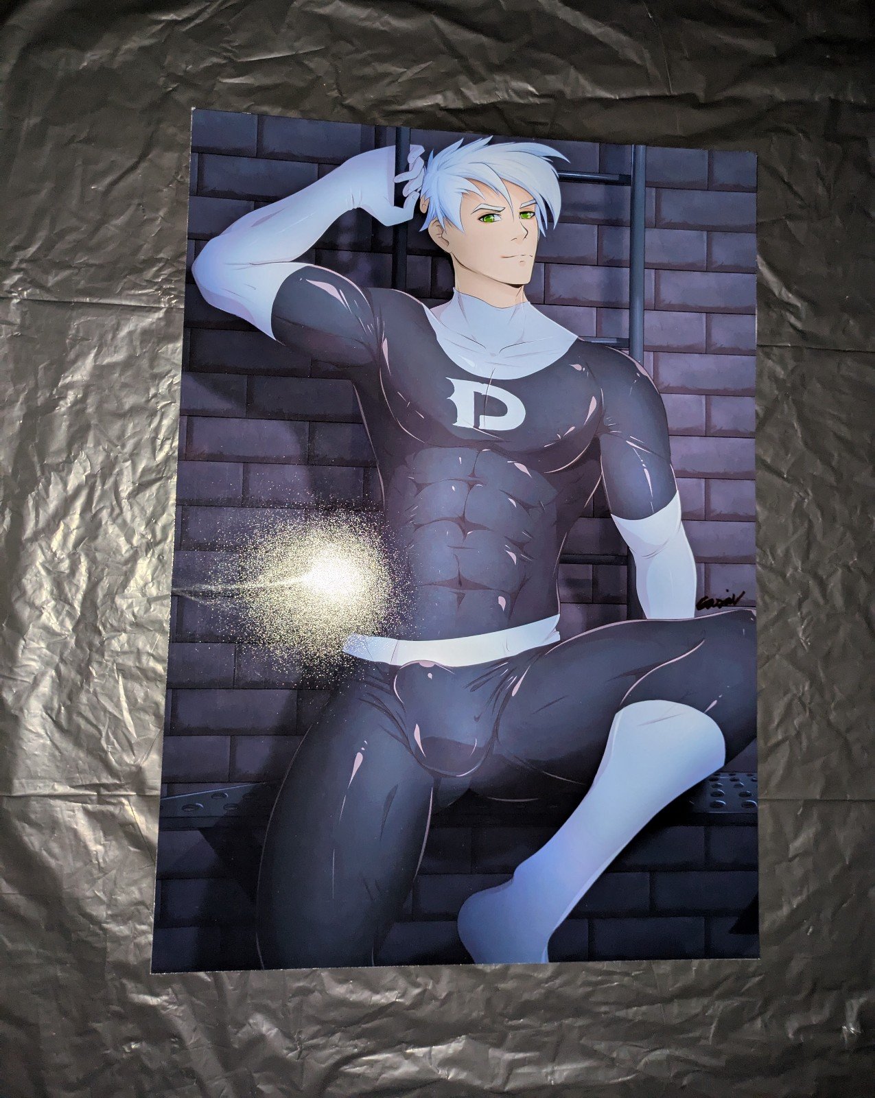 Gay Bara yaoi art Danny Phantom GasaiV limited edition art print hand signed