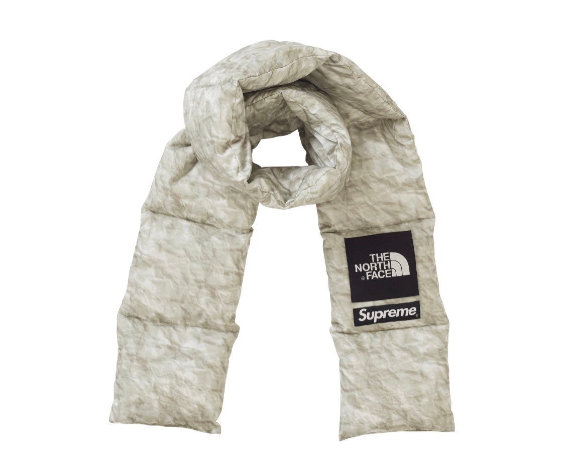 Supreme The North Face Bleached Denim Print 700-Fill Down