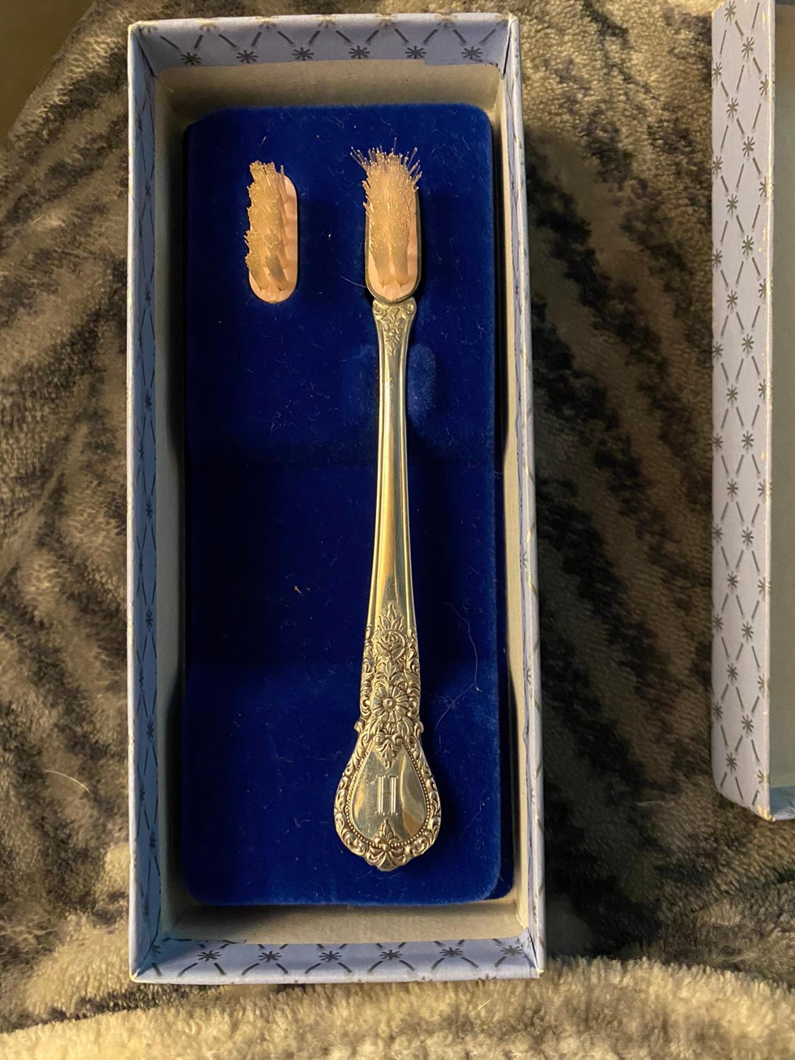 Web Pewter Childs Toothbrush - Web RC