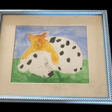 Nursery Child's Room Watercolor Painting