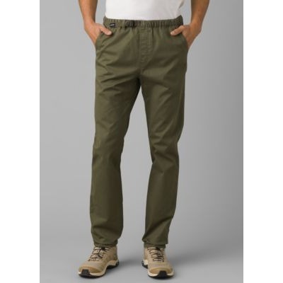 PrAna High Rock Pant Cargo Green Mens XXL/32 Standard Fit Tapered Leg Stretch