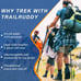 2pcs Durable Telescopic Multifunctional Aluminum Trekking Pole