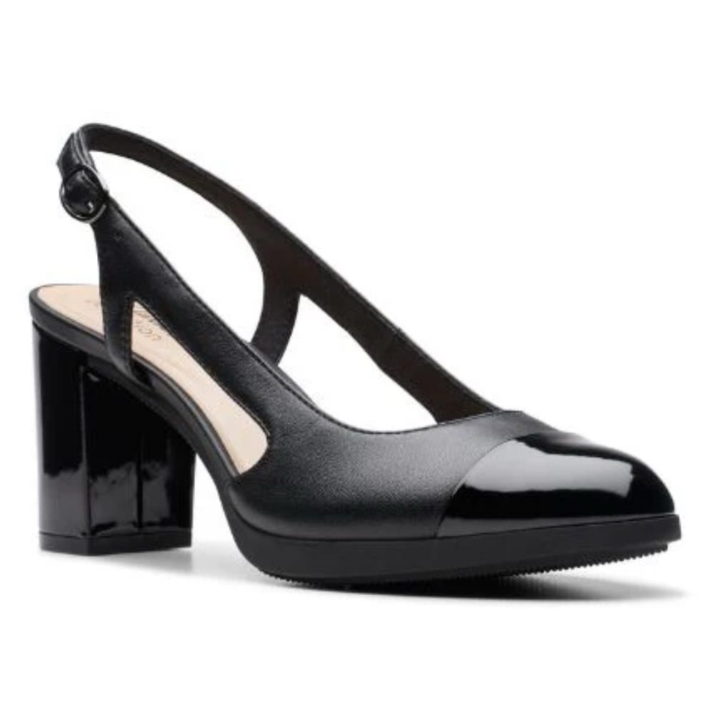 Clarks / Bayla Joy Cap Toe Slingbacks