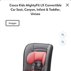 Cosco Kids™ MightyFit™ LX Convertible Car Seat, Canyon