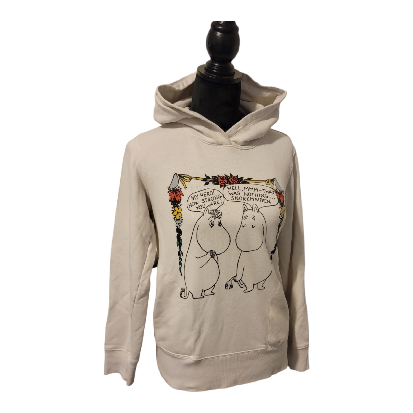 Moomin Valley Cartoon Anime Snufkin Pullover NOT TRUE TO SIZE PLEASE READ