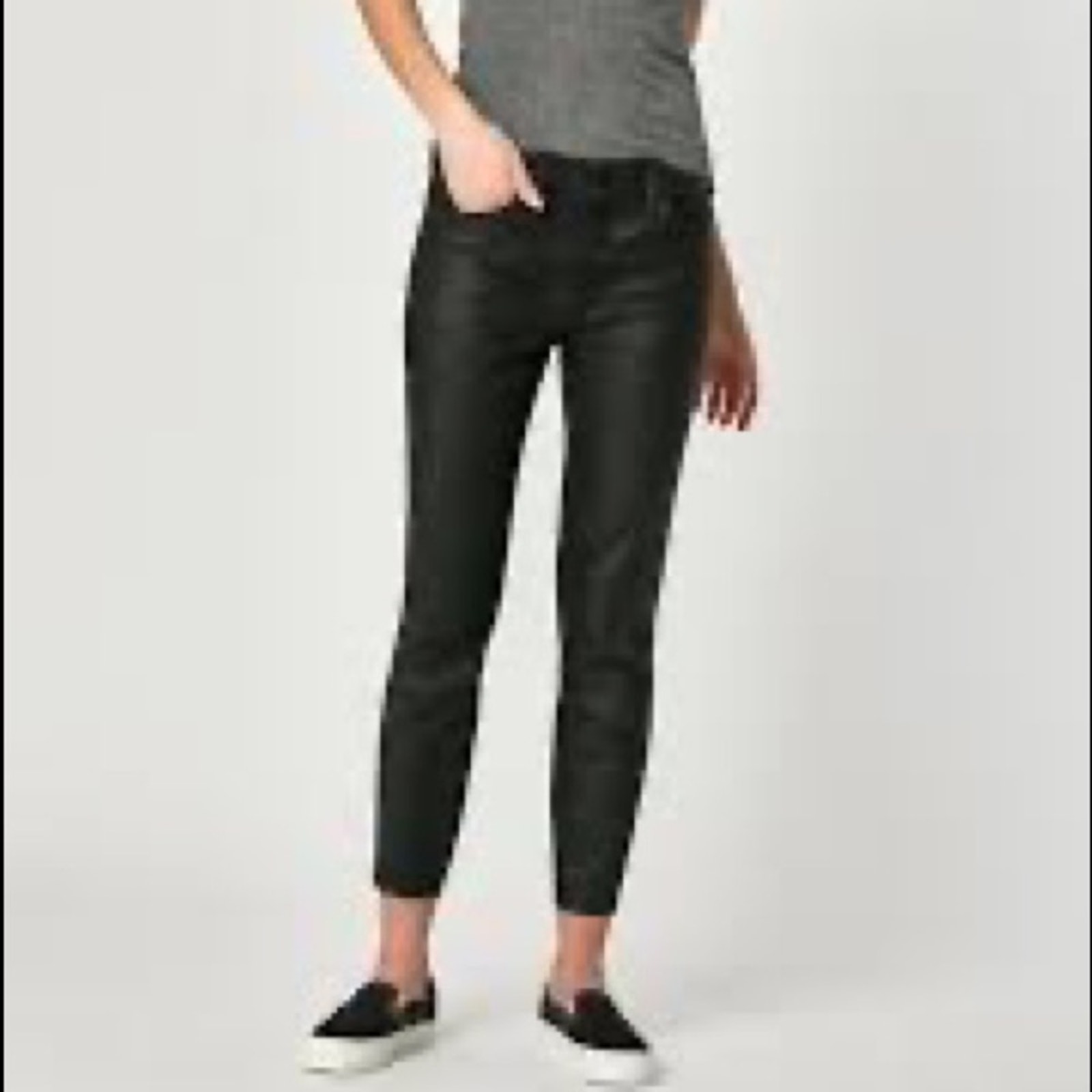 Mavi Black Snake Skin Skinny Mid-rise Jeans size 28